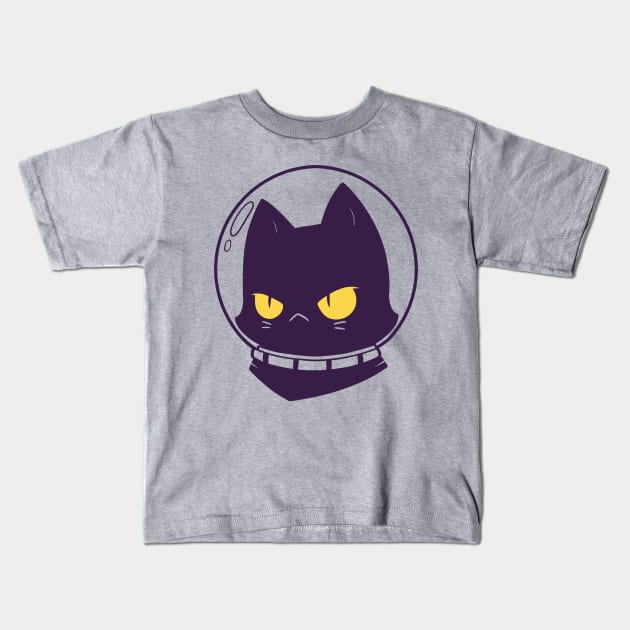 Space Cat Kids T-Shirt by Susto